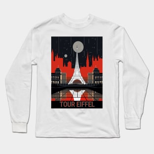 Timeless Elegance of the Eiffel Tower (Tour Eiffel) Long Sleeve T-Shirt